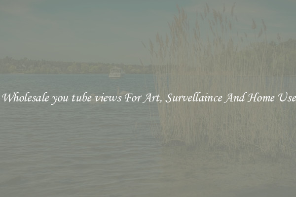 Wholesale you tube views For Art, Survellaince And Home Use