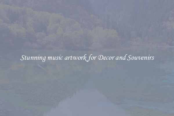 Stunning music artwork for Decor and Souvenirs