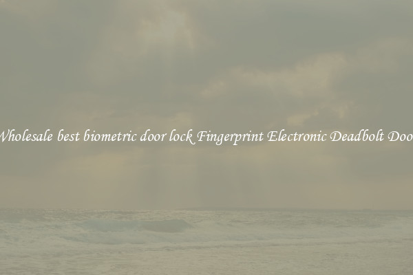 Wholesale best biometric door lock Fingerprint Electronic Deadbolt Door 
