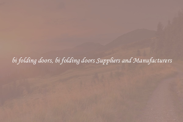 bi folding doors, bi folding doors Suppliers and Manufacturers