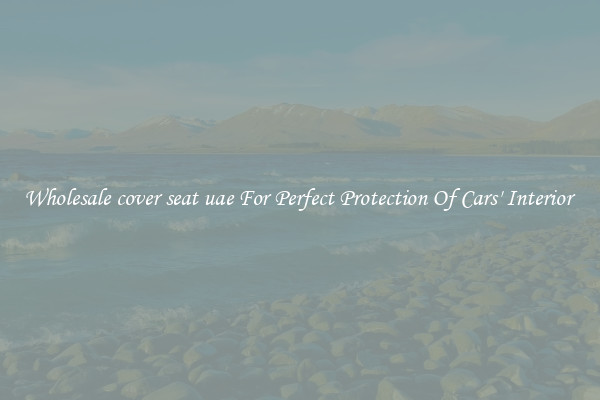 Wholesale cover seat uae For Perfect Protection Of Cars' Interior 