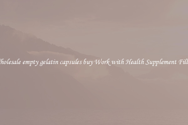 Wholesale empty gelatin capsules buy Work with Health Supplement Fillers