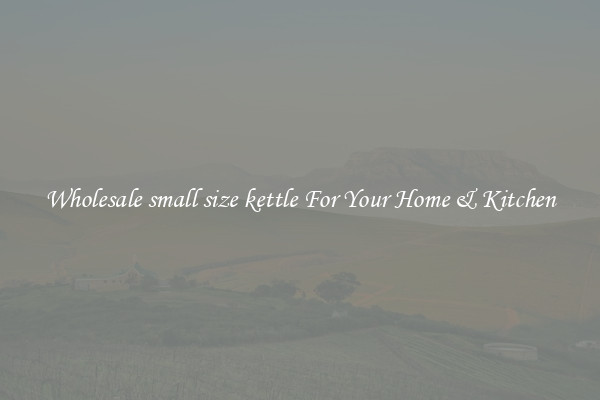 Wholesale small size kettle For Your Home & Kitchen
