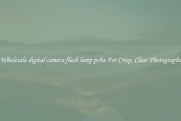 Wholesale digital camera flash lamp pcba For Crisp, Clear Photographs